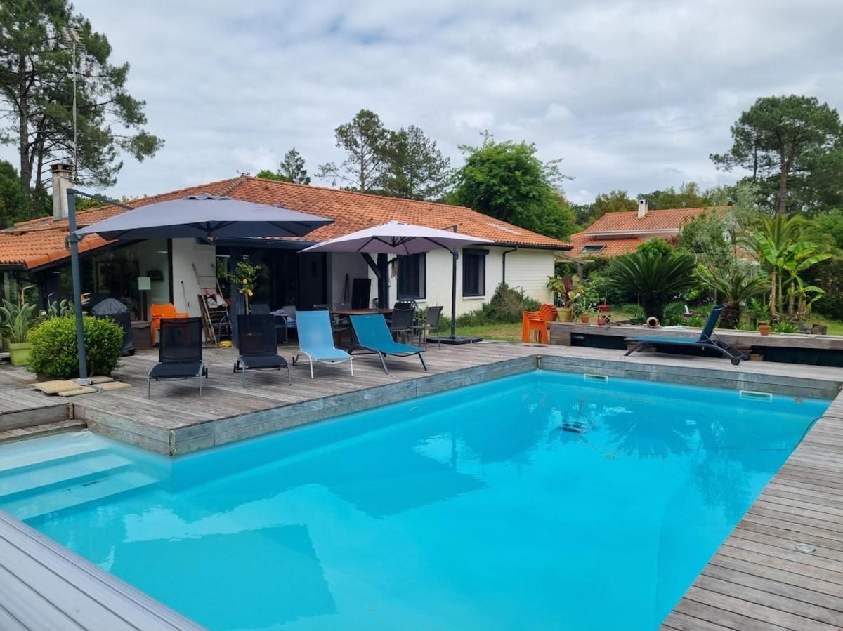 Vila House With Heated Pool And Jacuzzi Soorts-Hossegor Exteriér fotografie